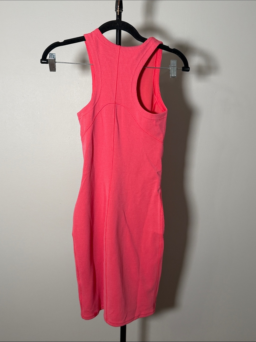 NWOT New Lululemon Ribbed Softstreme Slim-Fit Tank Dress Glaze Pink - Picture 6 of 9